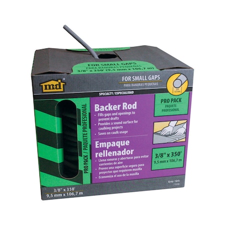 M-D Building Products Caulk Backr Rod3/8"X350' 71550